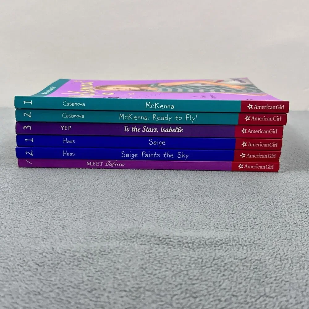 American Girl Lot Of 6 Paperback Books McKenna Saige Isabelle Rebecca